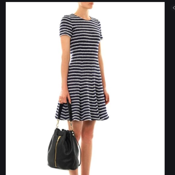 Theory Dresses & Skirts - Theory Albita textured-stripe dress